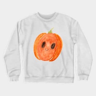 smiley cute pumpkin Crewneck Sweatshirt